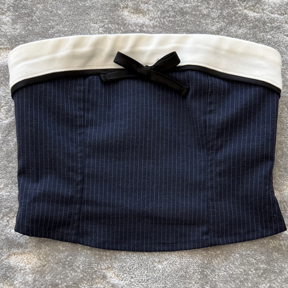 Katie J NYC Navy and White Camisole